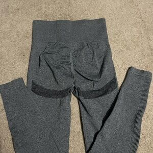 Gray Adult Exercise Leggings